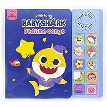 Baby Shark Bedtime Songs 10 Button Sound Book | Baby Shark Toys | Learning & Education Toys | Interactive Baby Books for Toddlers 1-3 | Gifts for Boys & GirlsBaby Shark Bedtime Songs 10 Button Sound Book | Baby S…