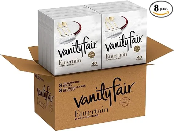 Vanity Fair Entertain Classic Napkins