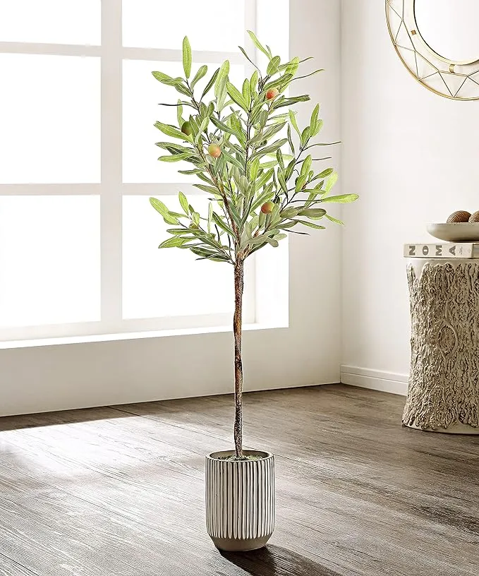 Safavieh Home Collection Faux Artificial Decorative Olive 36-inch Potted Tree (Fully Assembled)