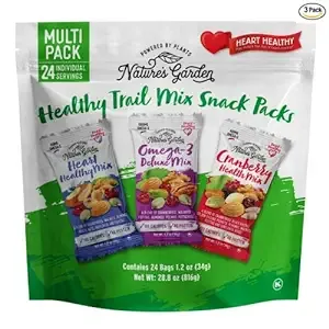 Nature's Garden Healthy Trail Mix Snack Pack - 28.8 oz (Pack of 3)Nature's Garden Healthy Trail Mix Snack Pack - 28.8 oz (Pack of 3)