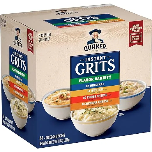 Quaker Instant Grits Flavor Variety Pack