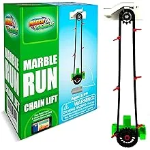 Marble Genius Automatic Chain Lift - The Perfect Marble Run Accessory Add-On Set for Creating Exciting Mazes, Tracks, and Races - Endless Fun, and Creativity, Experience the Thrills of Marble Racing