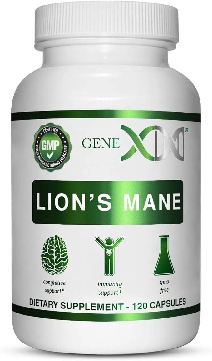 "Genex Lion's Mane 1000mg (120 Capsules)"