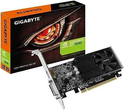 Gigabyte GeForce GT 1030 Low Profile D4 2GB Graphics Card GV-N1030D4-2GL