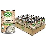 Pacific Foods 52603000000, Cream Of Mushroom Organicanic Cream Of Mushroom Condensed Soup  ,  Case of 12