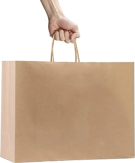 MESHA Gift Bags White Paper Bags 10x5x13 Inches 100Pcs White Kraft Paper Bags with Handles Bulk,Shopping Bags,Paper Party Favor Bags,Recyclable Paper Bags for Small BusinessMESHA Gift Bags White Paper Bags 10x5x13 Inches 100Pcs White Kraft Paper Bags wit