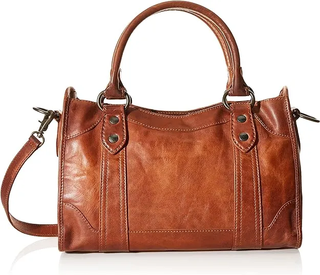 Frye Melissa Zip Satchel Leather Handbag