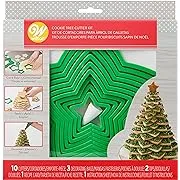 Wilton Christmas Tree Gingerbread Cookie Cutter Kit, 15-Piece