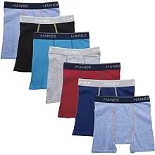 Hanes Boys' and Toddler Comfort Flex Waistband Boxer Briefs Multiple Packs Available (Assorted/Colors May Vary)