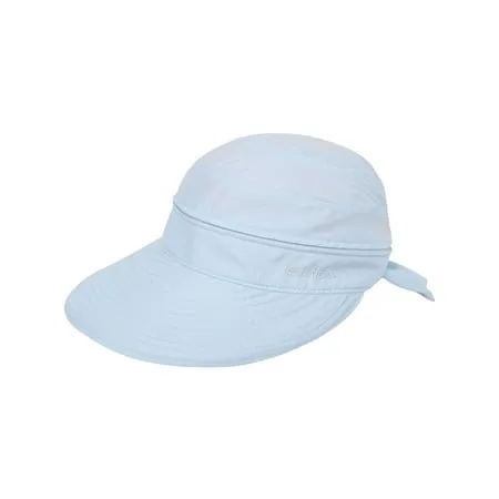 EPGW Women s UV Protection Wide Brim Summer 2in1 Visor Sun Hat Blue