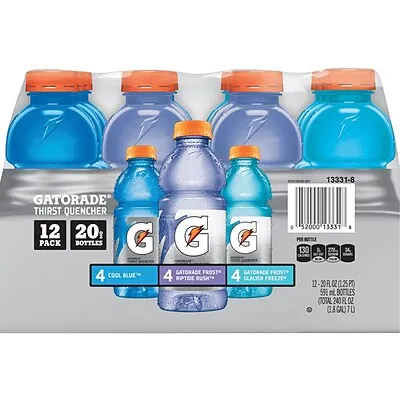 Gatorade Frost Thirst Quencher Variety Pack 20oz 12 Pack