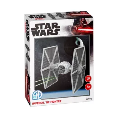 4D Cityscape Star Wars - Imperial Tie Fighter Paper Model Kit: 116 Pcs