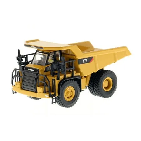 CAT Caterpillar 772 Off-Highway Dump Truck with Operator "High Line" Series 1/87 (HO) Scale Diecast Model by Diecast Masters