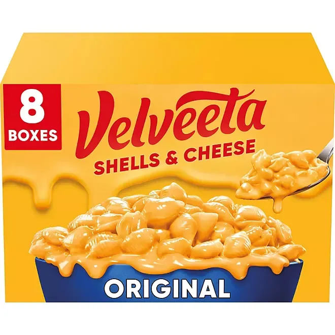 Velveeta Shells & Cheese Original Shell Pasta Meal, 8 pk./12 oz.