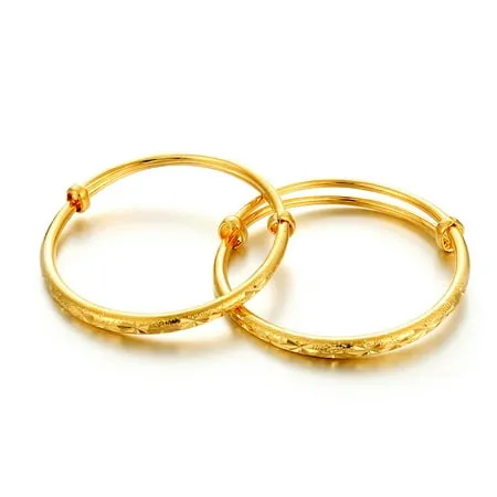 18K Gold Plated Stars Lucky Bangles