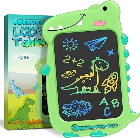 LCD Writing Tablet Kids Toys - CHEERFUN 8.5" Toddler Toys Learning Drawing Board Dinosaur Toys for 3 4 5 6 7 Year Old Boys Girls Birthday Gifts Idea Light Doodle Pad Stocking Stuffers