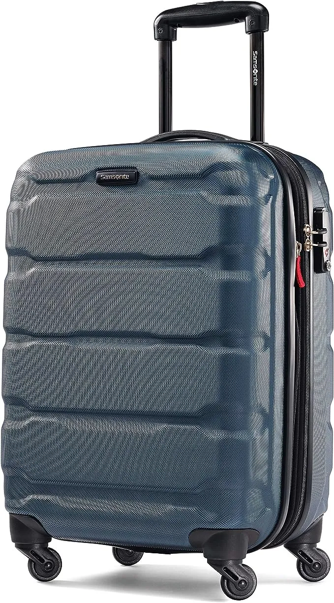 Samsonite Equipaje expandible Omni Pc, Color verde azulado., Omni PC Hardside - Equipaje expandible con ruedas giratorias