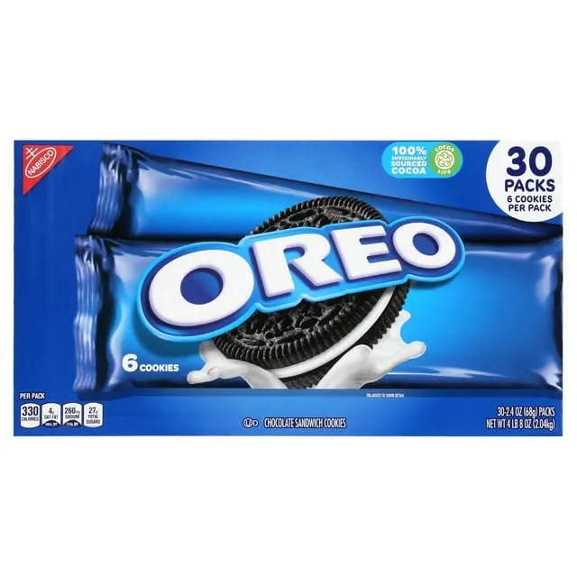 Nabisco Oreo, 30 Count (Pack of 6)