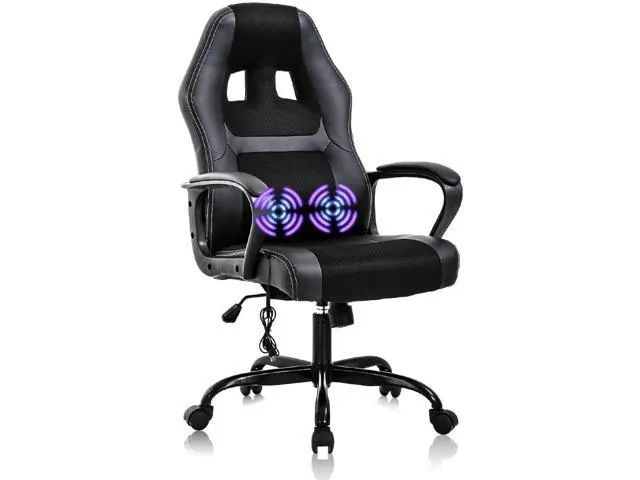 Gaming Chair Office Chair Desk Chair Lumbar Support Flip Up Arms