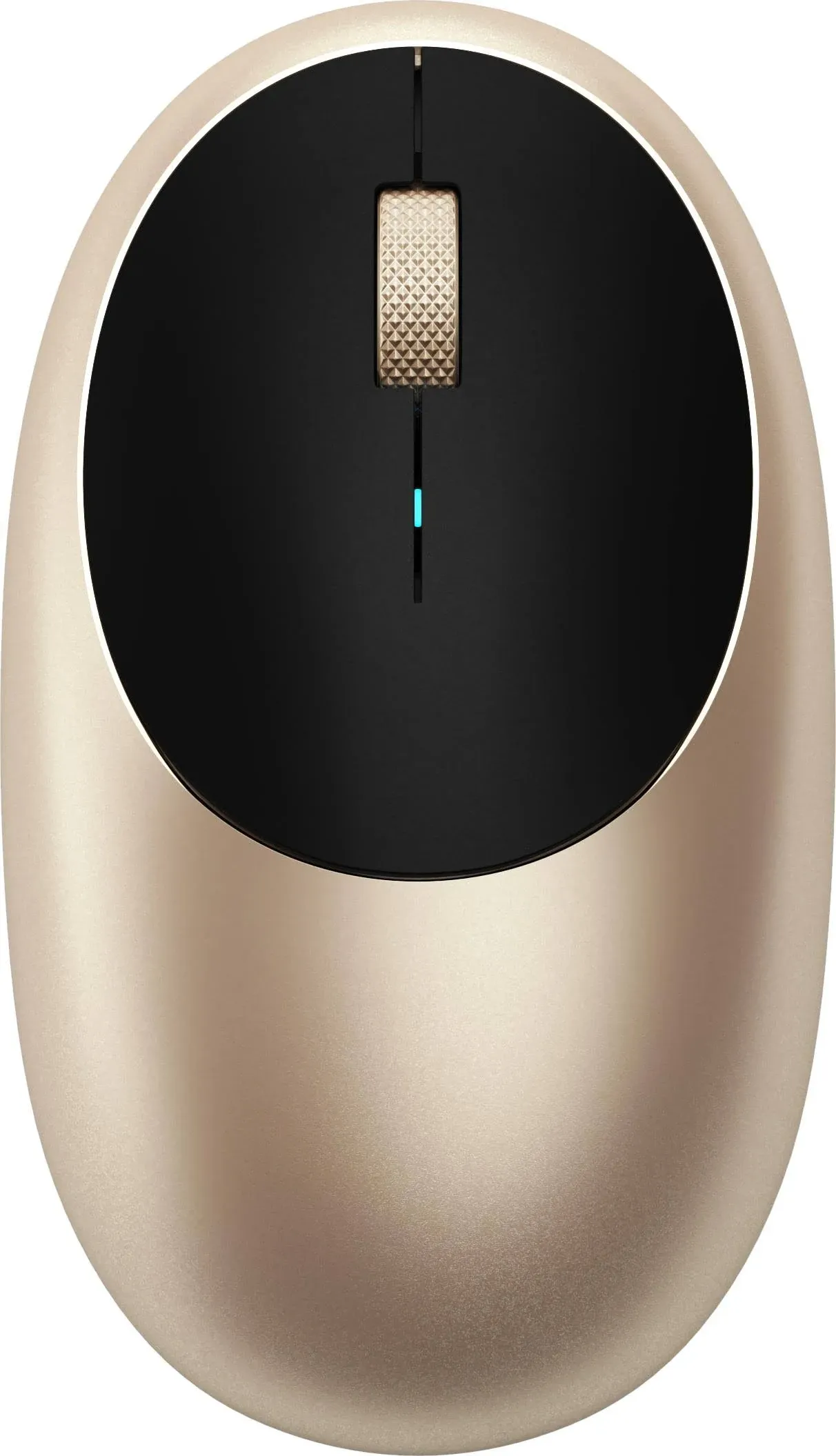 Satechi Aluminum M1 Bluetooth Wireless Mouse with Rechargeable Type-C Port - Compatible with 2022 MacBook Pro/Air M2, Mac Mini, iMac Pro/iMac, 2022 iPad Air M1, 2021 iPad Pro and More (Gold)