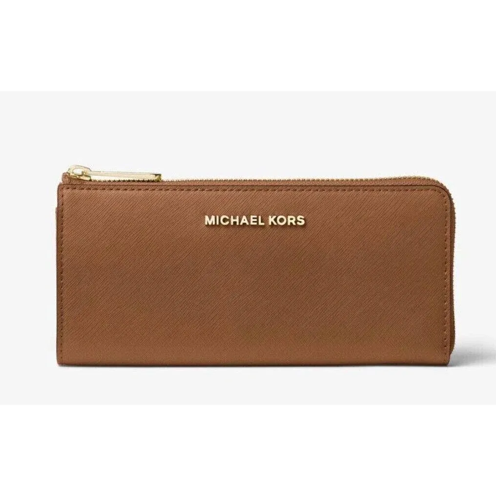 Michael Kors Jet Set Travel Wallet (Camel)