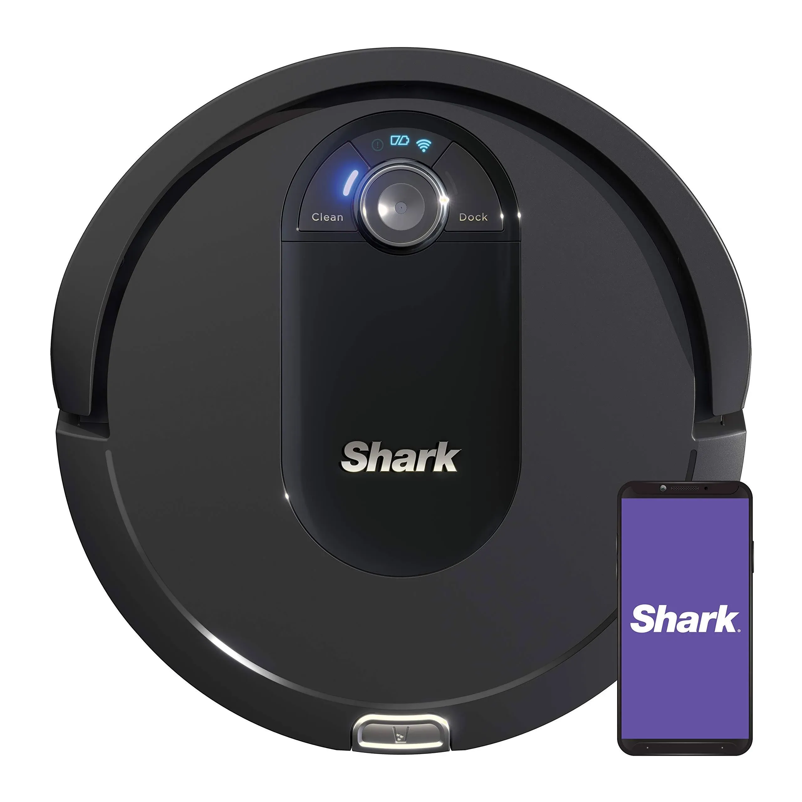 Shark AV993 IQ Robot Vacuum Self Cleaning Brushroll Navigation Alexa WifI Black