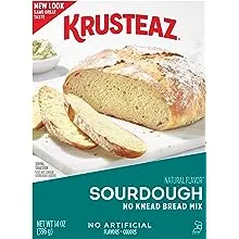 Krusteaz Artisan Sourdough Flavored Bread Mix, No Knead, 14 Oz Boxes (Pack of 12)