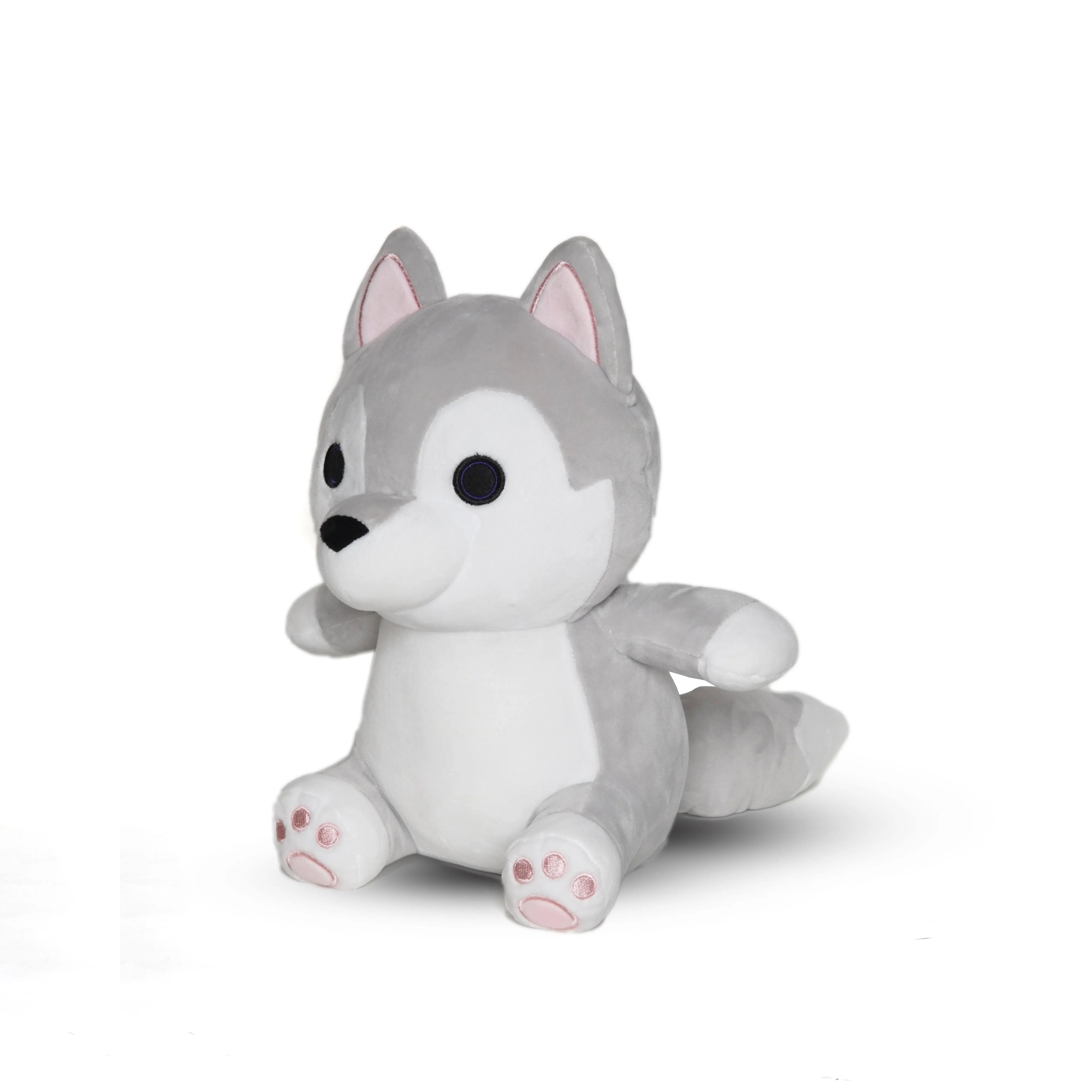 Avocatt Gray Wolf Plush Toy - 10 Inches Plushie Stuffed Animal - Hug and Cuddle ...