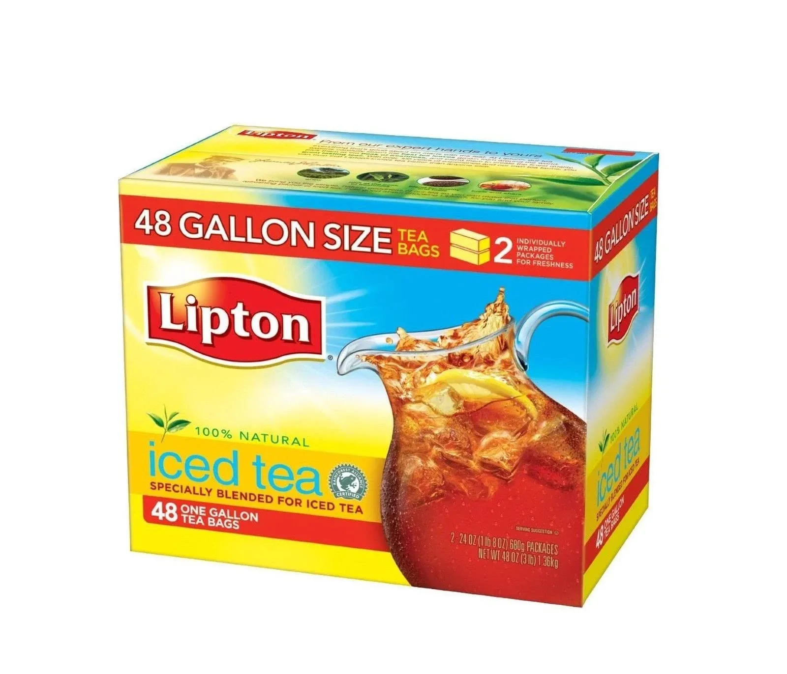 Lipton Family Sized Iced Tea Bags 48 ct.