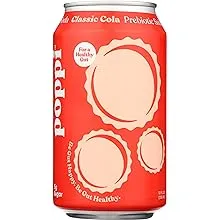 Poppi Soda Prebiotic Cola Clsc, 12 Fo Pack of 12