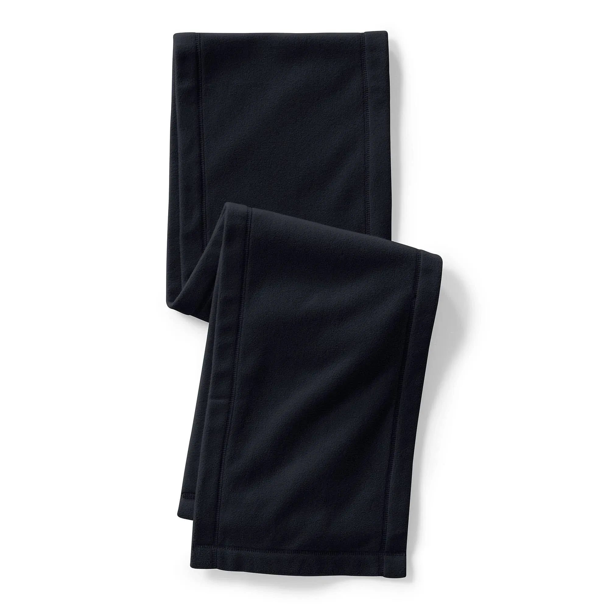 Lands' End Anyweather Fleece Scarf - Black