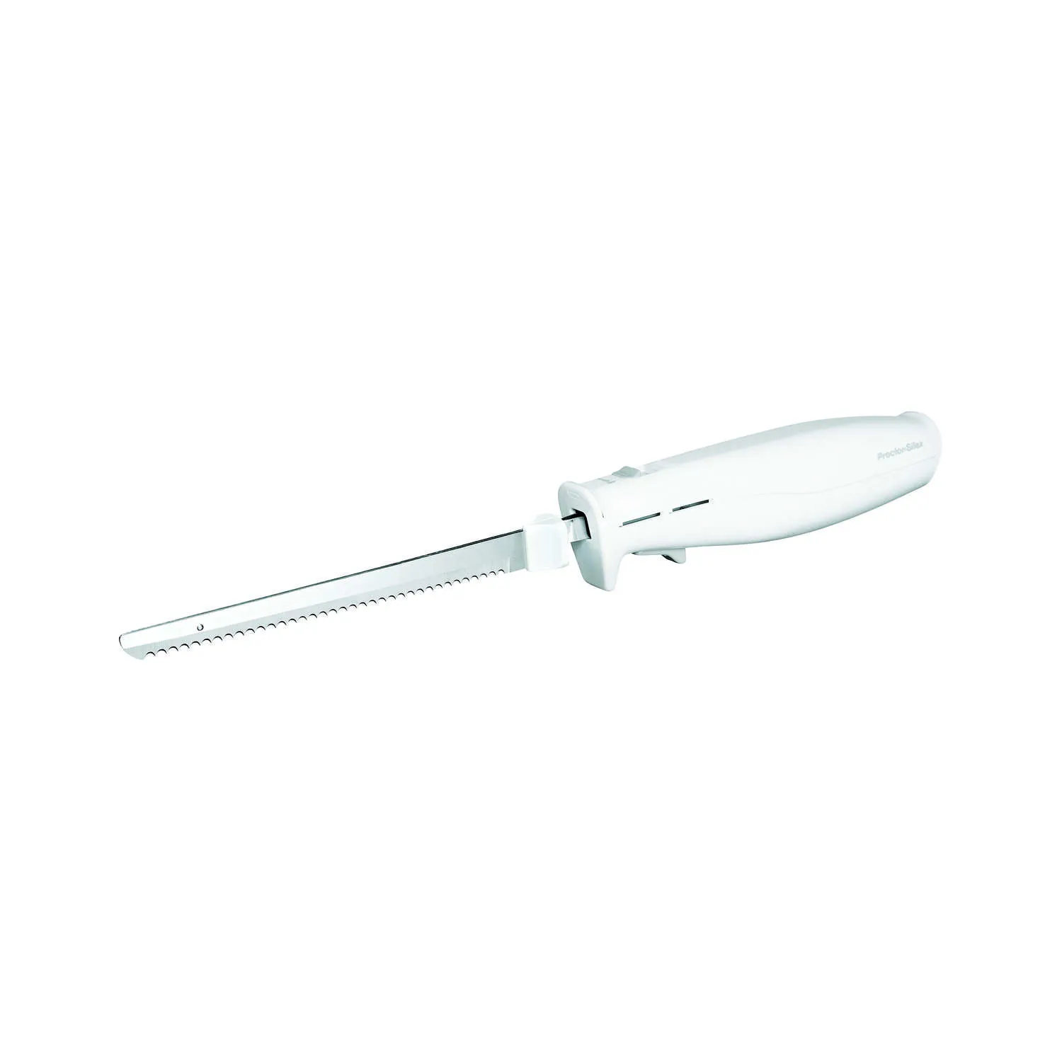 Proctor Silex 74312 Electric Knife Knives, Extra Long 5' Cord, 120 Watts, WHITE