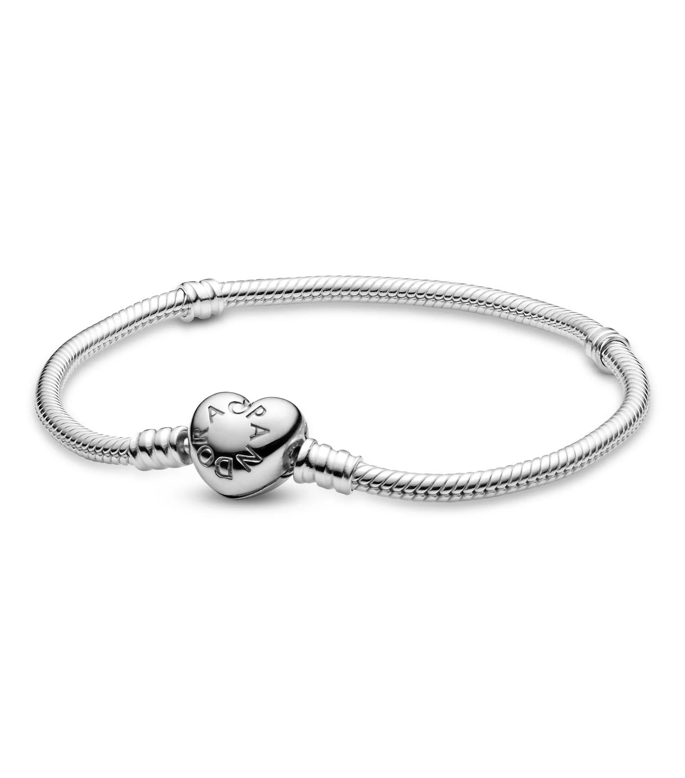 Pandora Pandora Moments Schlangen-Gliederarmband mit Herz-Verschluss 590719 Pulsera para mujeres