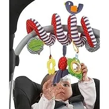 BeeSpring Kid Baby Crib Cot Pram Hanging Rattles Spiral Stroller Car Seat Toy