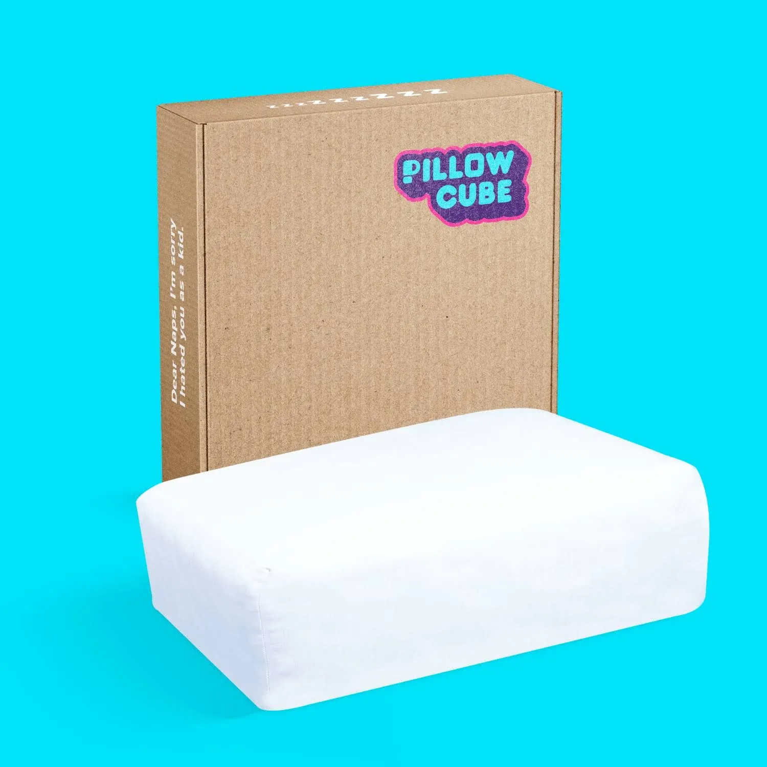 Pillow Cube Side Sleeper Pro 4" Thin / White