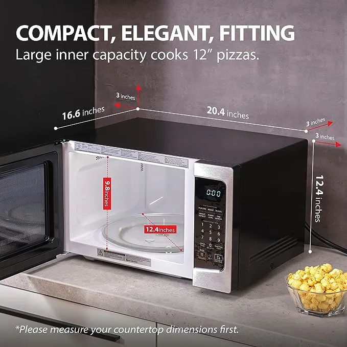 Toshiba ML-EM34P (SS) Smart Microwave - Stainless Steel