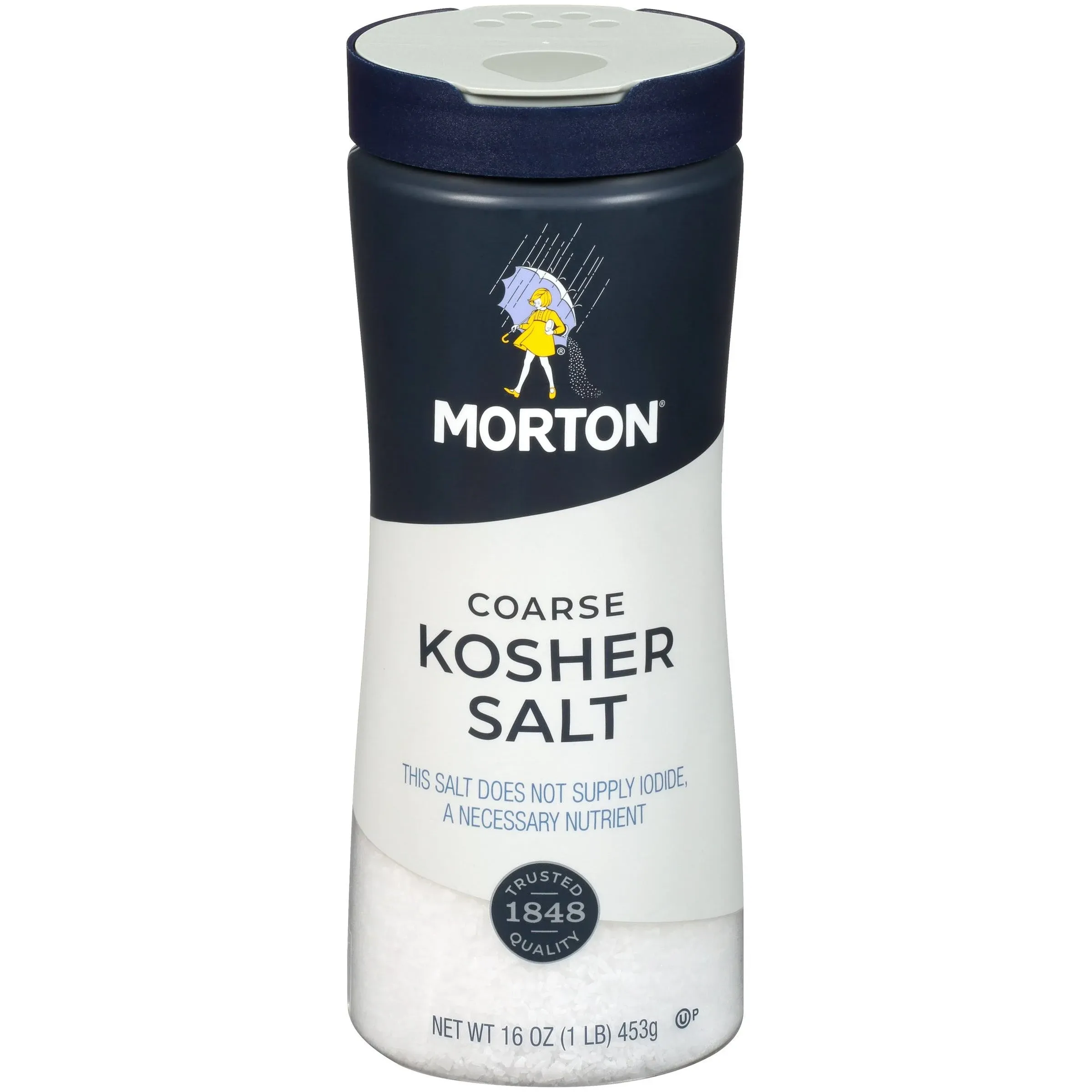 Morton Kosher Salt, Coarse - 16 oz