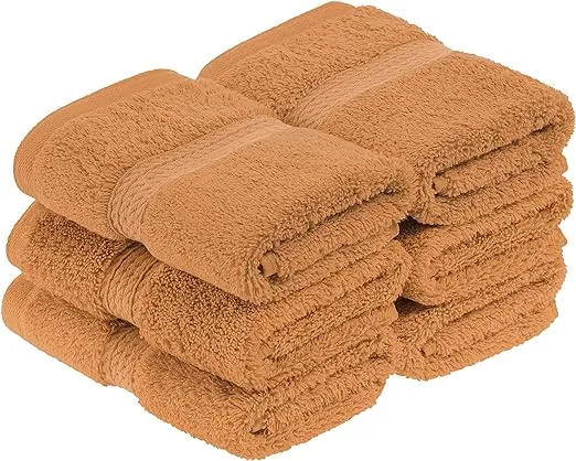 Superior Egyptian Cotton 6-Piece Face Towel Set