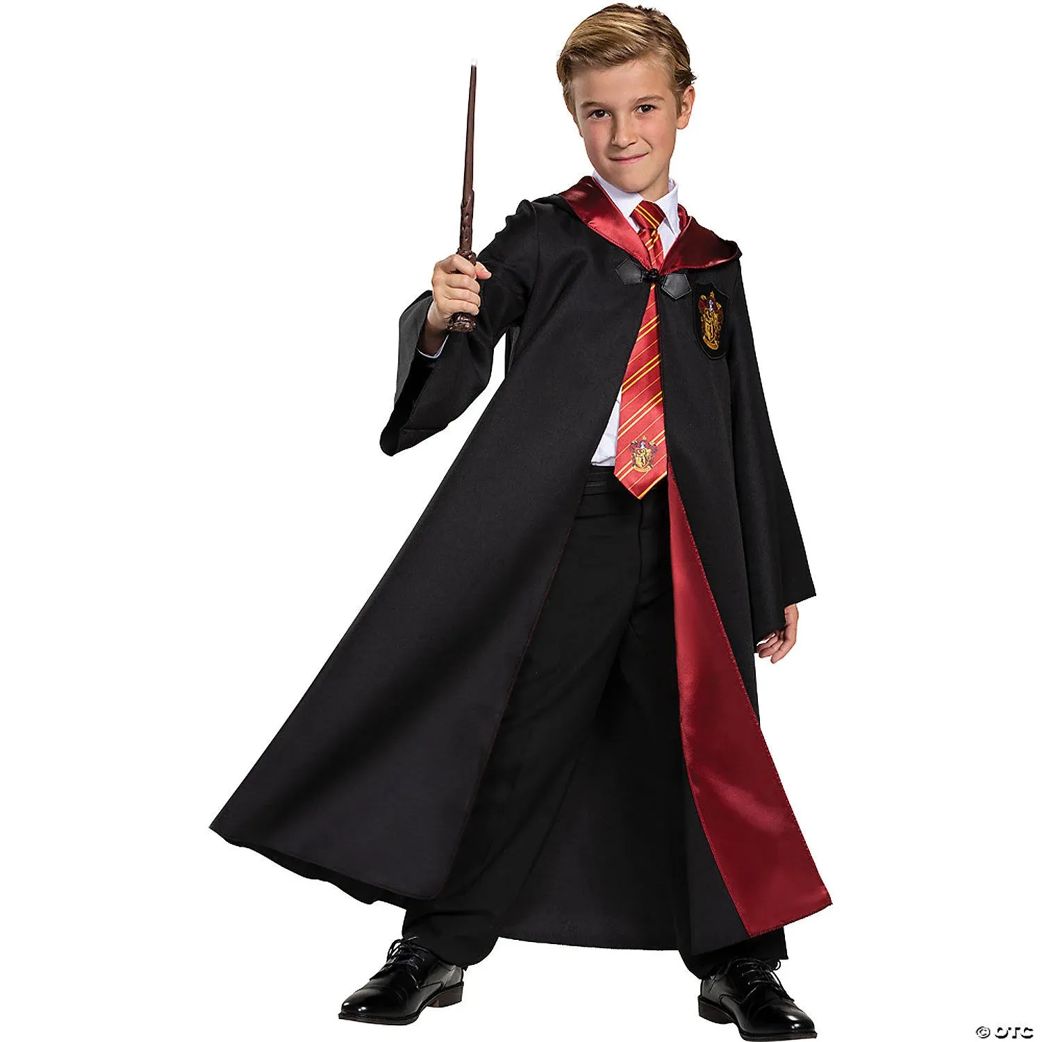 Harry Potter Robe, Official Hogwarts Wizarding World Costume Robes, Deluxe Kids Size Dress Up Accessory