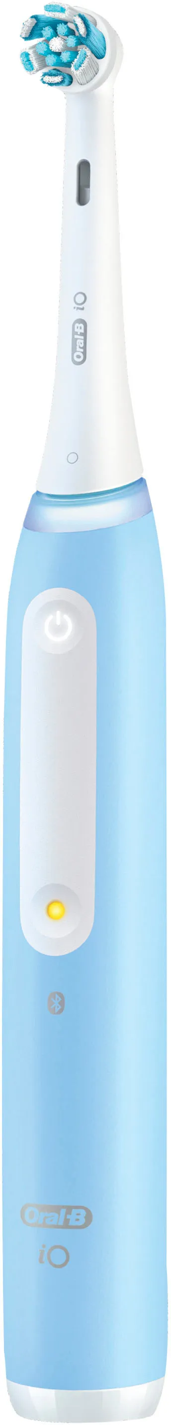 Oral-B iO Series 4 - cepillo para polvo de dientes eléctrico con (1) cabezal de cepillo para polvo, recargable, azul claro