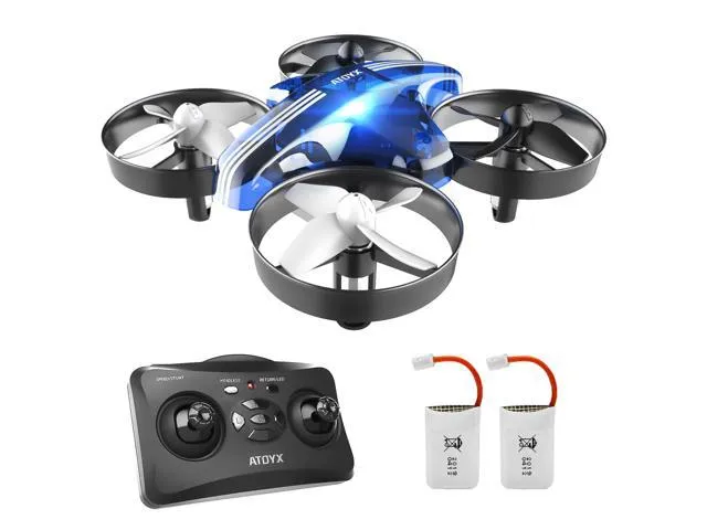 Mini Drone for Kids & Beginners, Indoor Portable Hand Operated/RC Nano Helicopter Quadcopter with Auto Hovering, Headless Mode & Remote Control, Children's Day Gift for Boys and Girls -Blue