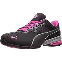 PUMA Women's TAZON 6 FM Cross Training Sneaker, Puma Black-Puma Silver-Beetroot Purple, 8PUMA Women's TAZON 6 FM Cross Training Sneaker, Pum…