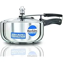 Hawkins B60 Pressure Cooker, 3 L, Silver