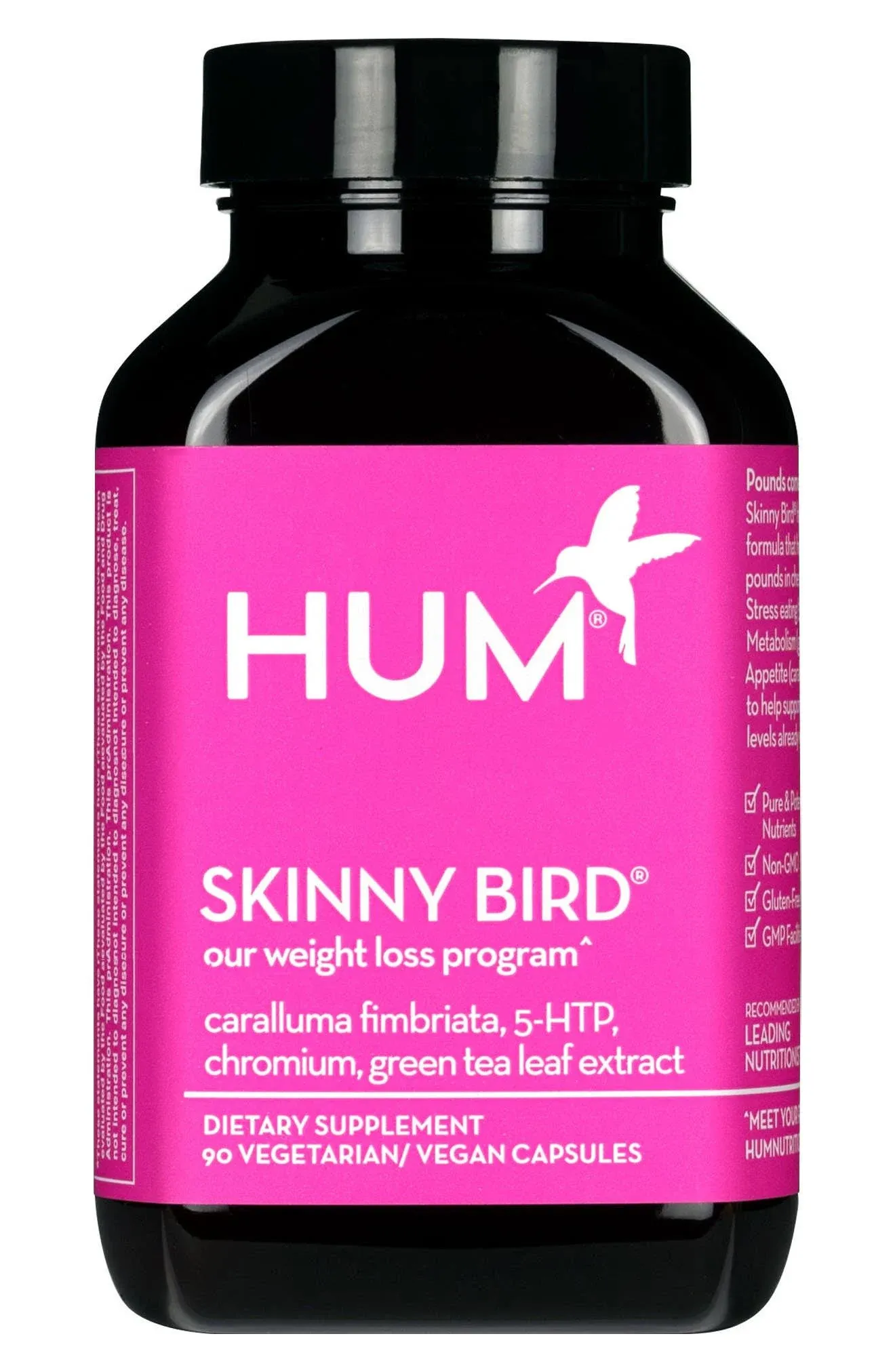 HUM Nutrition Skinny Bird Botanical Weight Management Support 90 Capsules