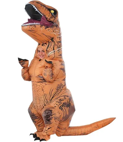 Rubie's Jurassic World Kids' T-Rex Inflatable Costume - One Size