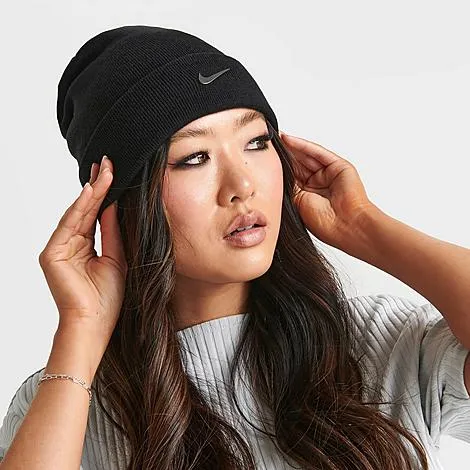 Nike Swoosh Cuffed Beanie Black : One Size