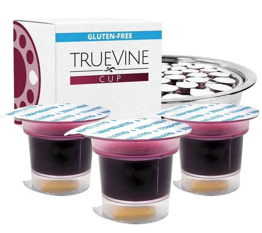 TrueVine Cup - Prefilled Communion Cups - Gluten Free Bread & Juice Sets (Box of 200)