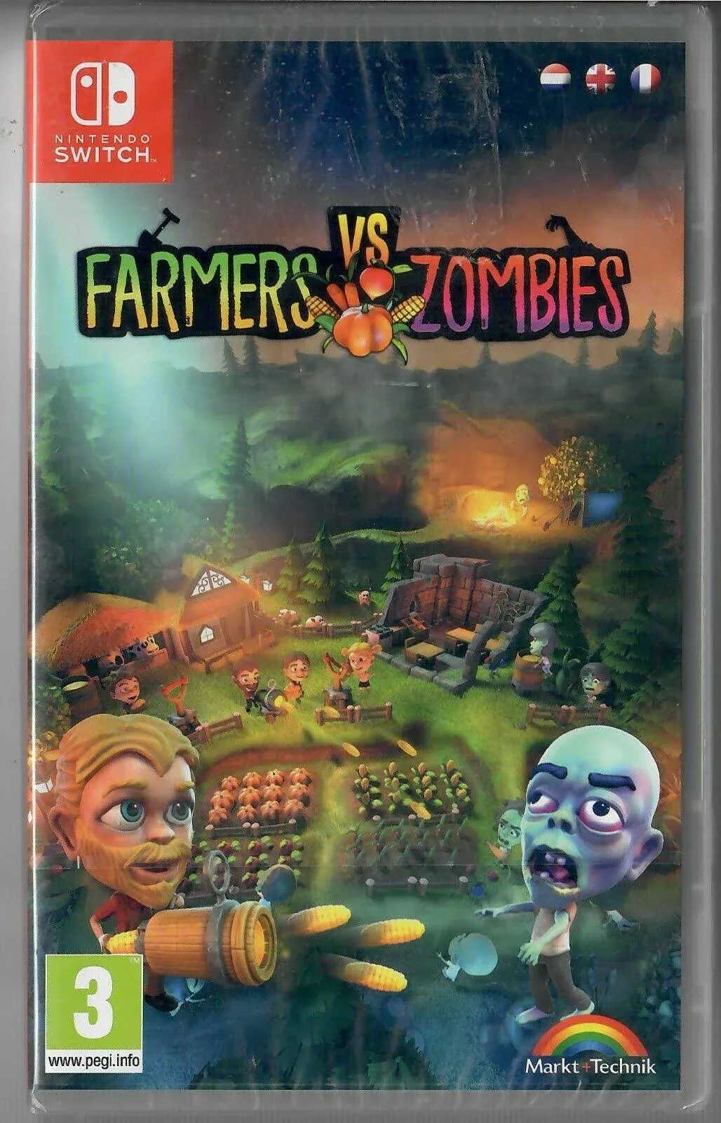 Farmers Vs Zombies (Nintendo Switch) ***NEW FACTORY SEALED***