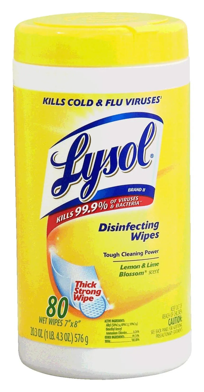 Lysol Disinfecting Wipes Lemon Lime Blossom