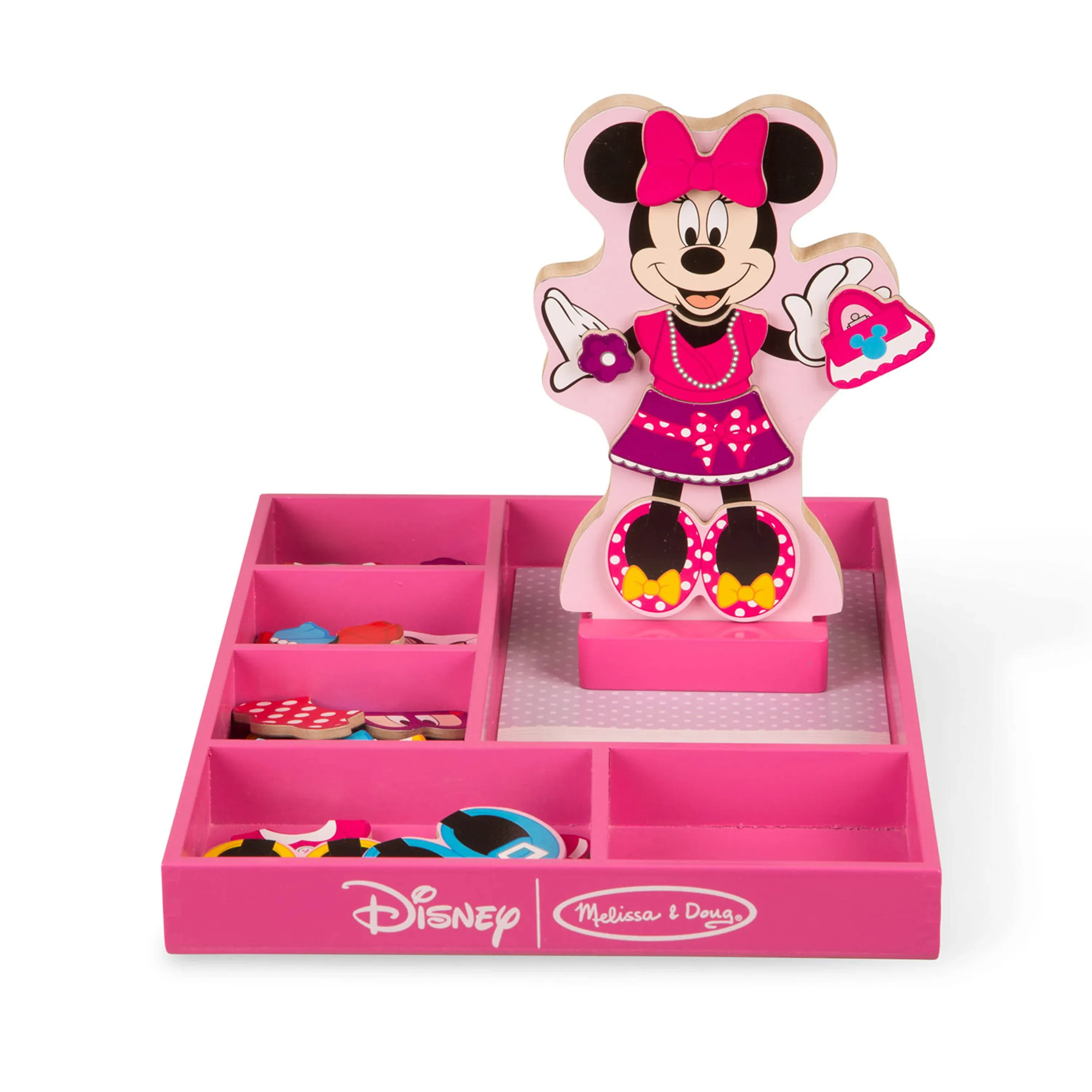 Disney Minnie Wooden Magnetic Dress-Up